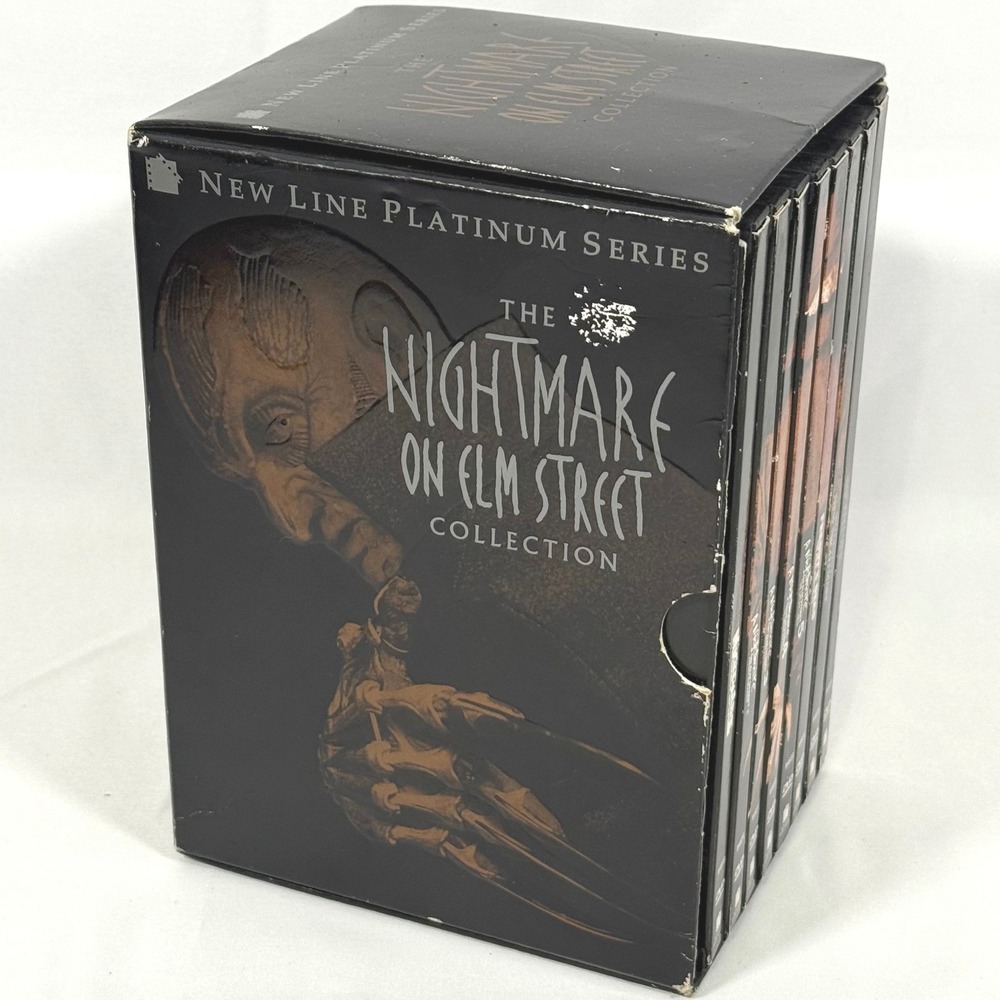 New Line Nightmare on Elm Street Collection DVD Box Set 8-Disc Black Platinum